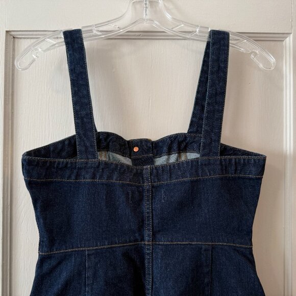 Madewell | Denim Overall Dress in Matilda Wash - Picture 9 of 14